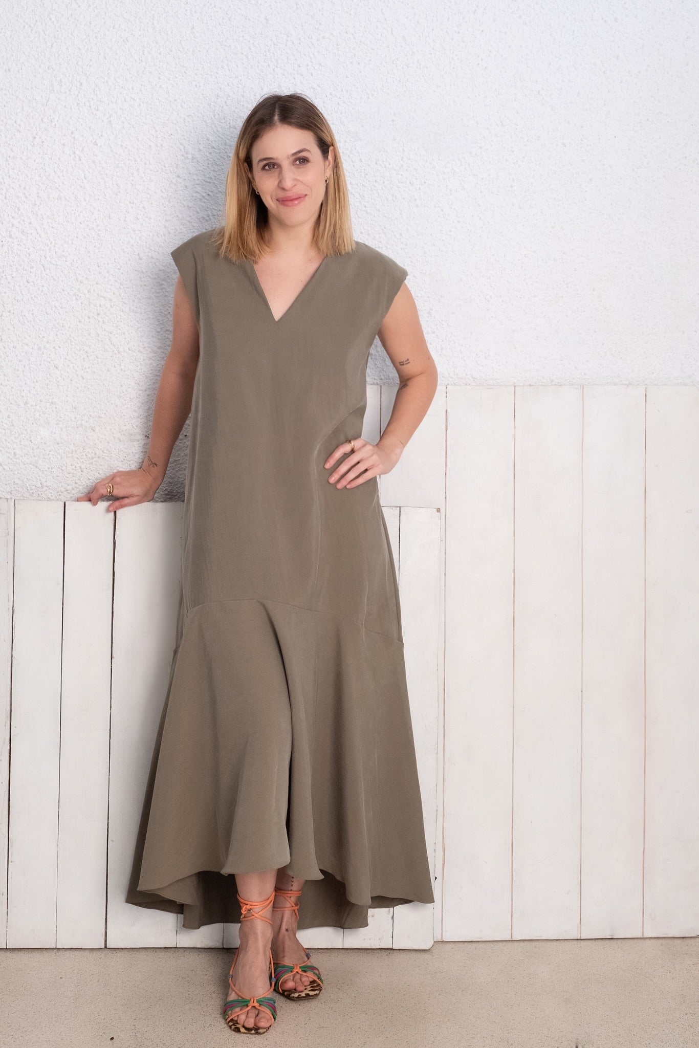 Vestido Cartagena Oliva